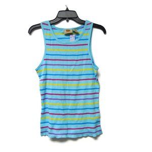 Route 66 blue striped tank top